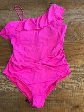 HOT PINK ONE PIECE SZ. 22W